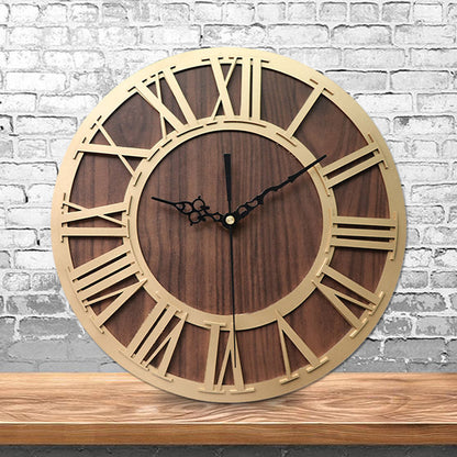 Orologio da parete Gatto su wc leggendo