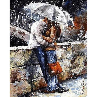 Quadro coppia innamorata