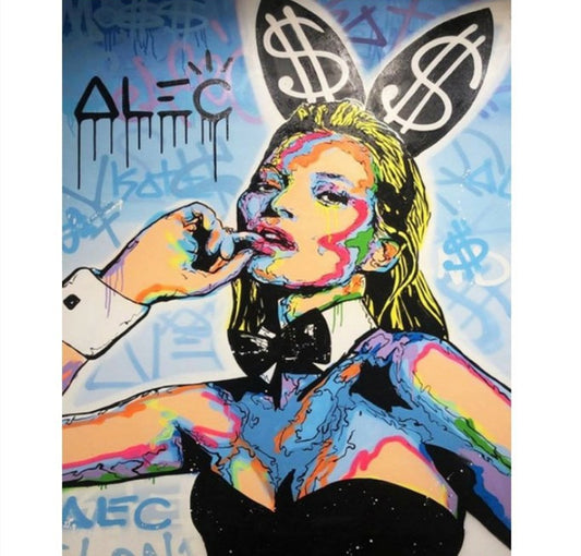 Poster Ragazza stile pop art