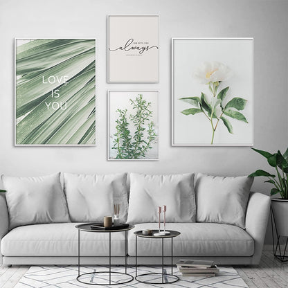 Quadro astratto floreale