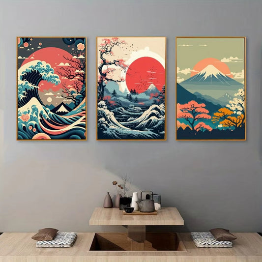 Quadro su tela Paesaggi giapponesi con natura