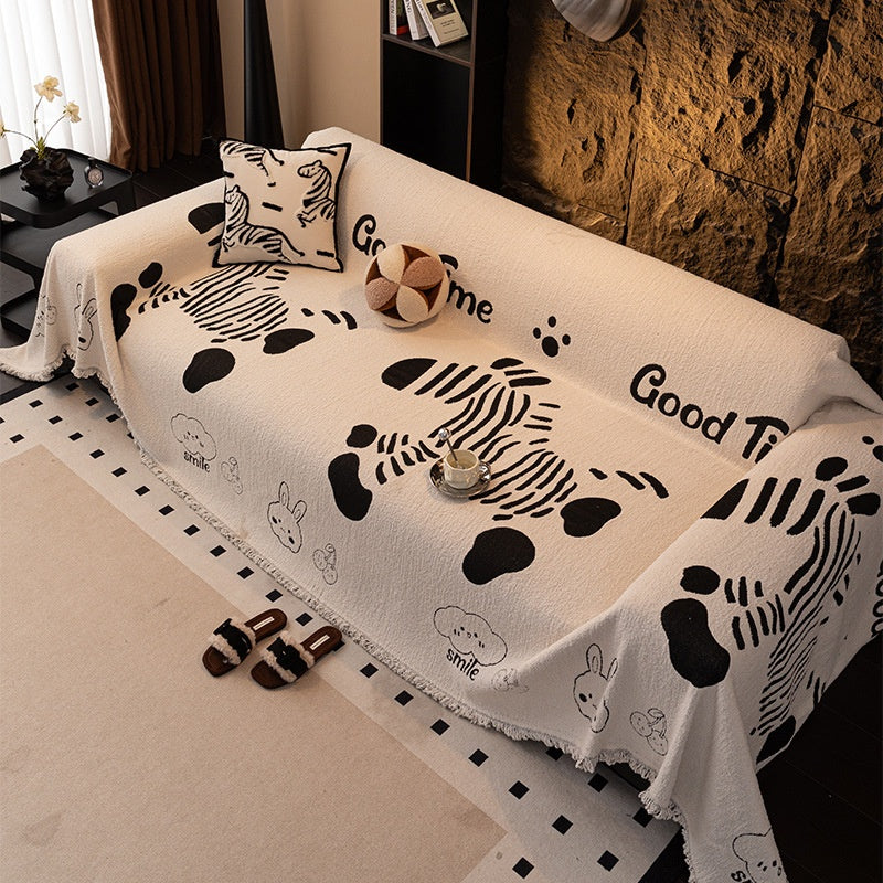 Coperta Divano Floreale