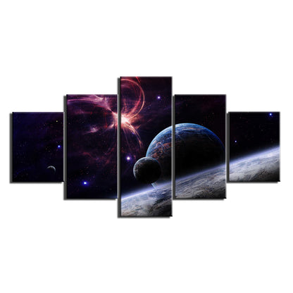 Adesivo murale Pianeti e nebulosa cosmica