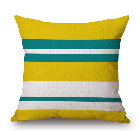 Federa geometrica giallo-verde