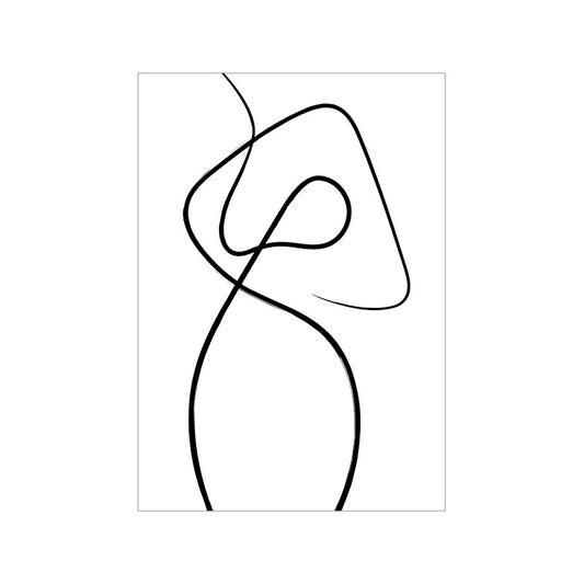Quadro su tela Figure linea astratte
