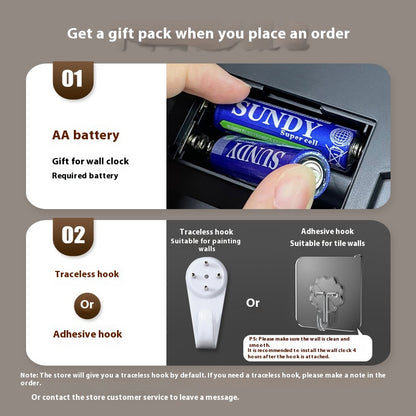 Orologio da parete Cubo luminoso design