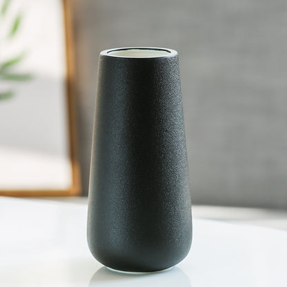 Vaso rosso forma a campana liscio