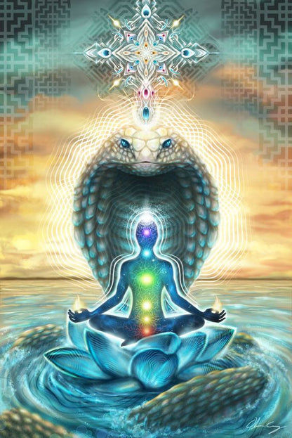 Arazzo loto meditazione