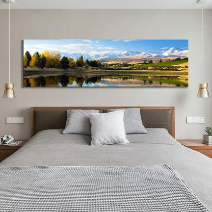Quadro montagne e lago