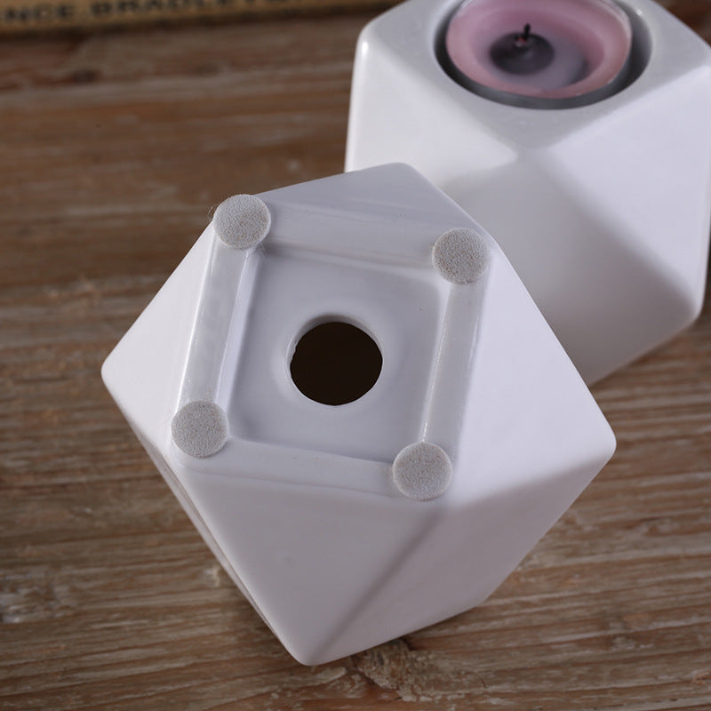 Candelabro in ceramica