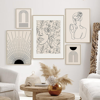 Quadro nordico moderno