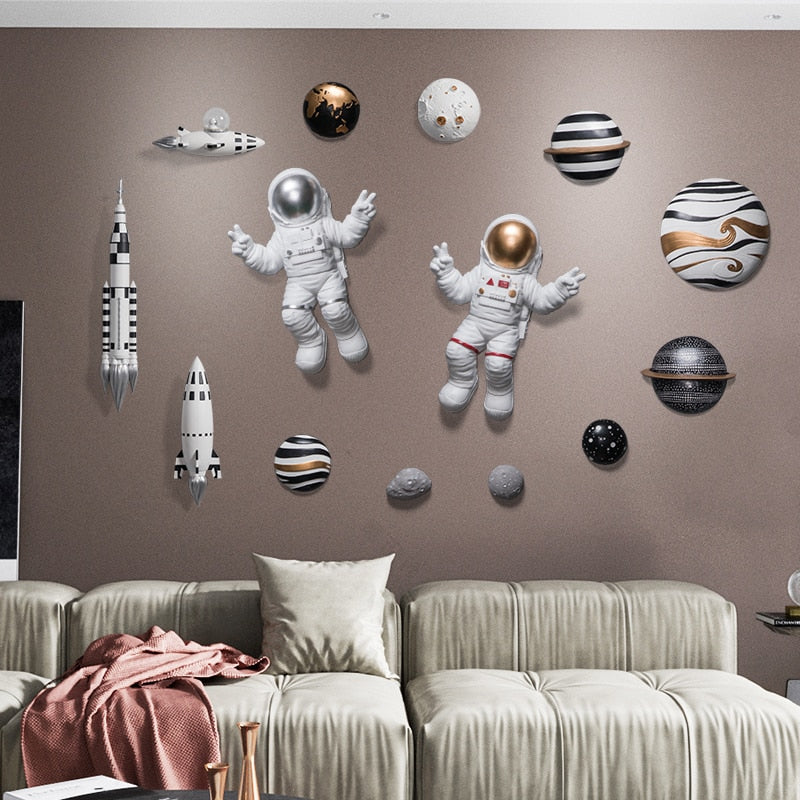 Ciondolo astronauta 3D