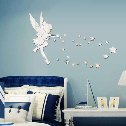 Adesivi specchio angeli 3D