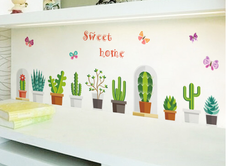 Adesivo murale cactus