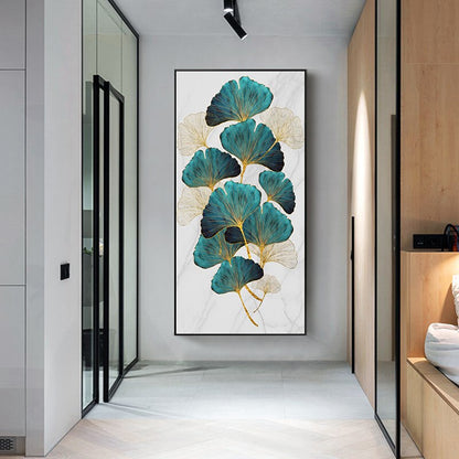 Poster foglie dorate
