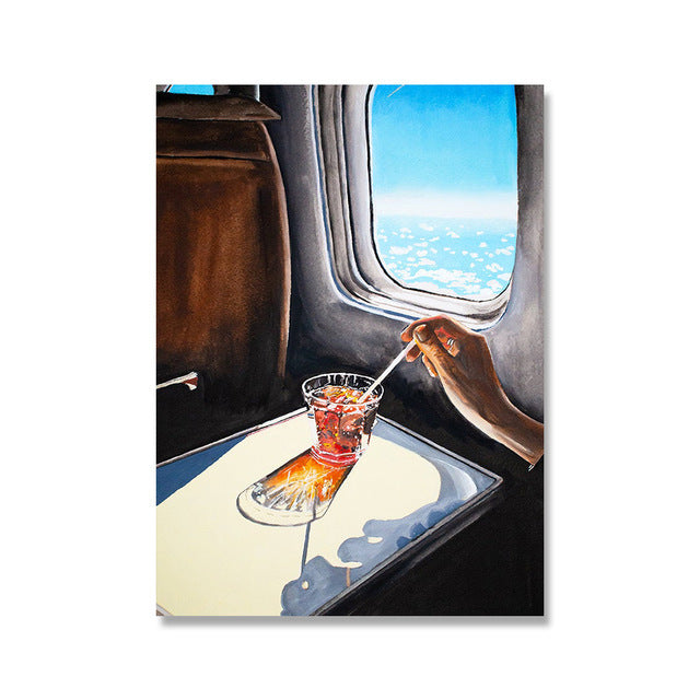 Poster bagno stile Nordic