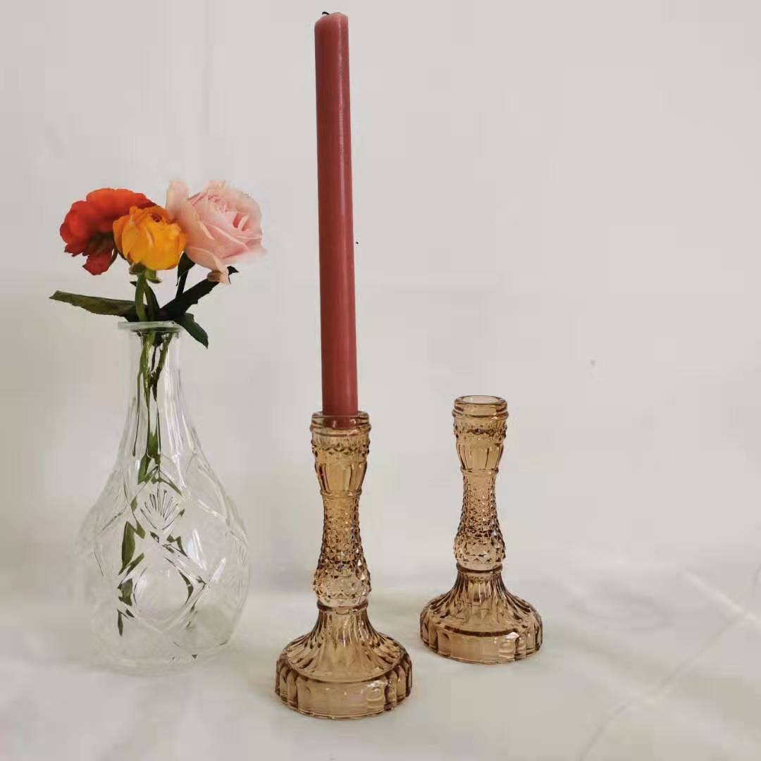 Candelabro vetro sfumato