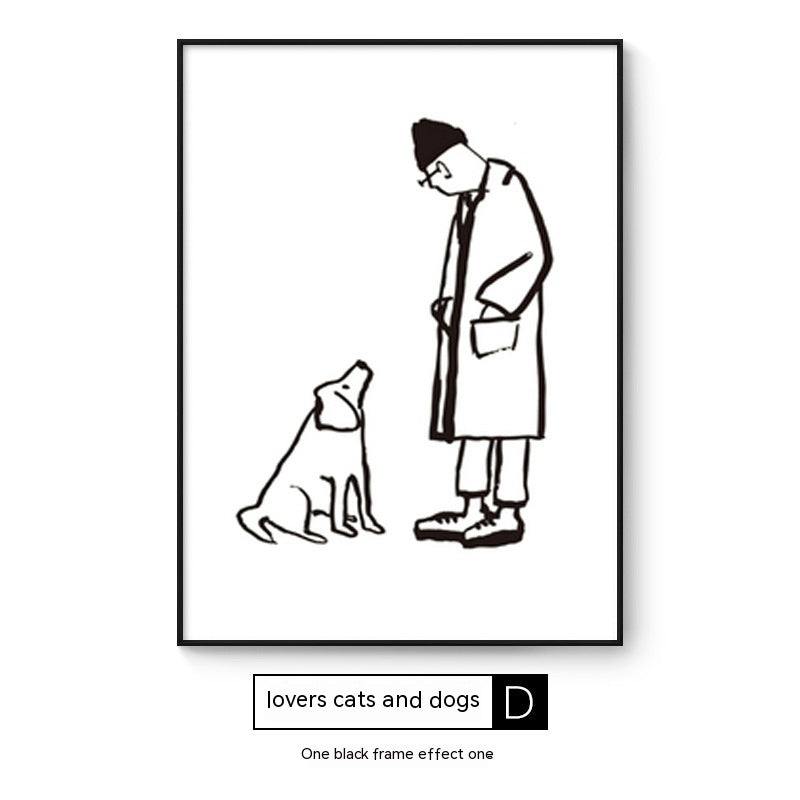 Quadro cani e gatti