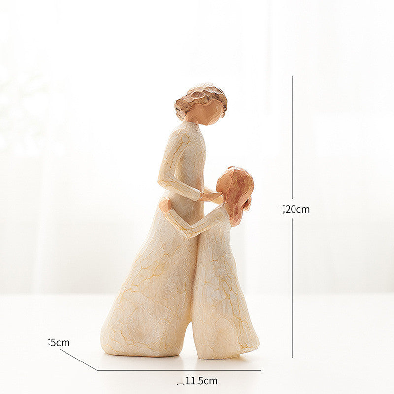 Statuetta Famiglia Nordica