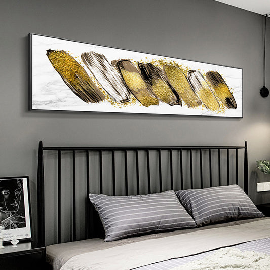 Quadro su tela Astratto forme dorate