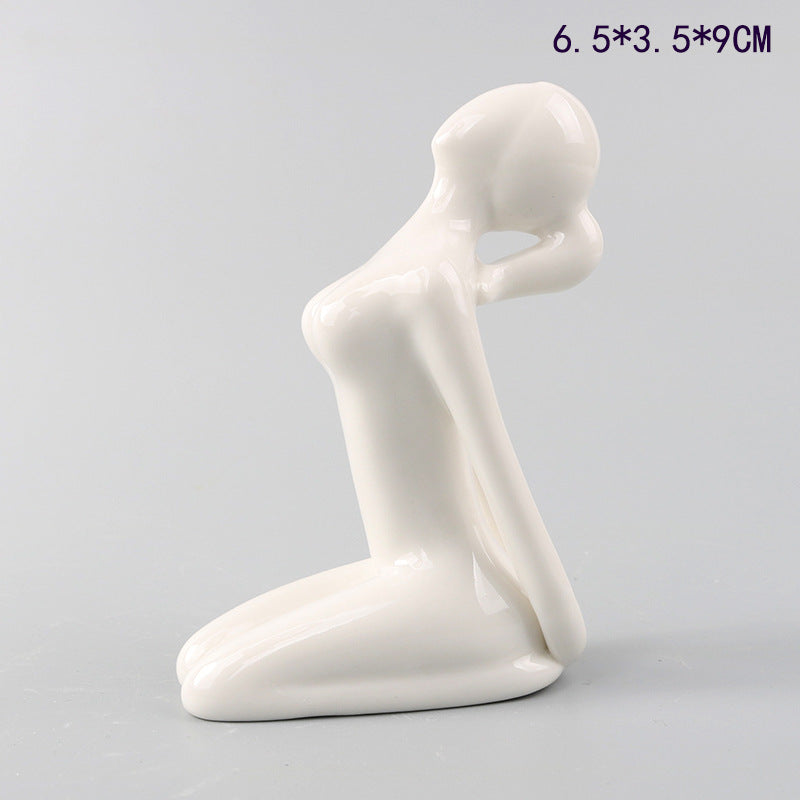 Scultura ragazza yoga