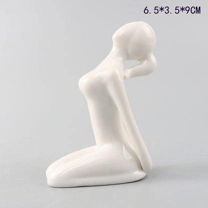 Scultura ragazza yoga