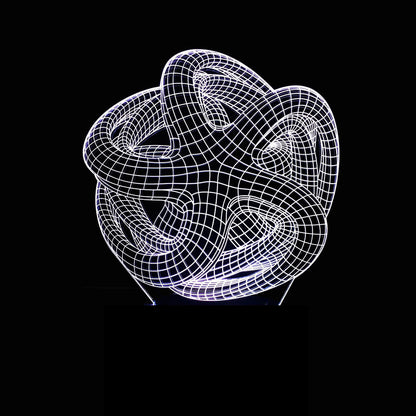 Lampada notturna 3D
