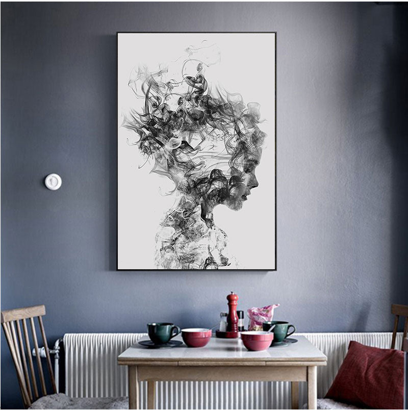 Quadro nordico senza cornice