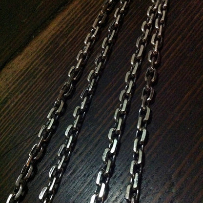 Collana argento stile tatuaggio