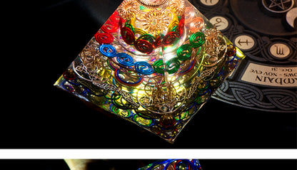 Piramide Cristallo Mandala