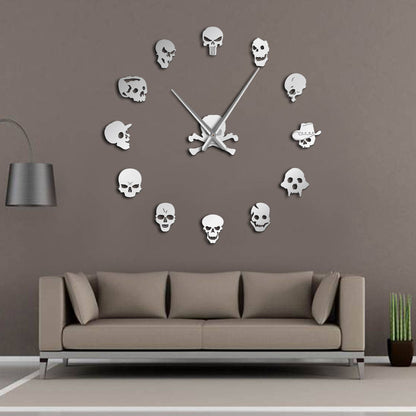 Orologio da parete Teschi e ossa