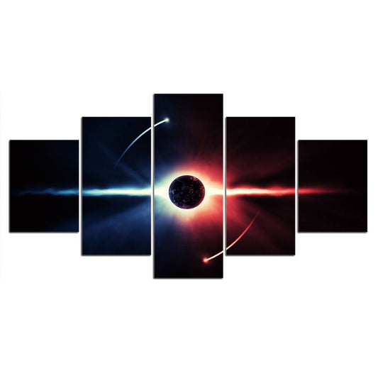 Adesivo murale Pianeti e nebulosa cosmica