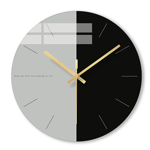 Orologio da parete Semicircle geometrico