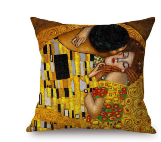 Cuscino stile pittura impressionista