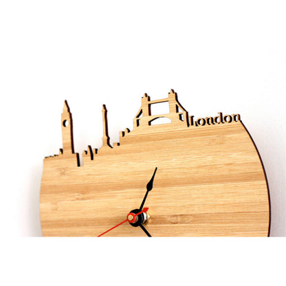 Orologio da parete Marmo triangoli