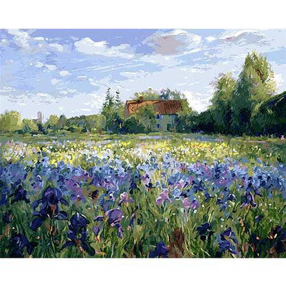 Quadro paesaggio campestre