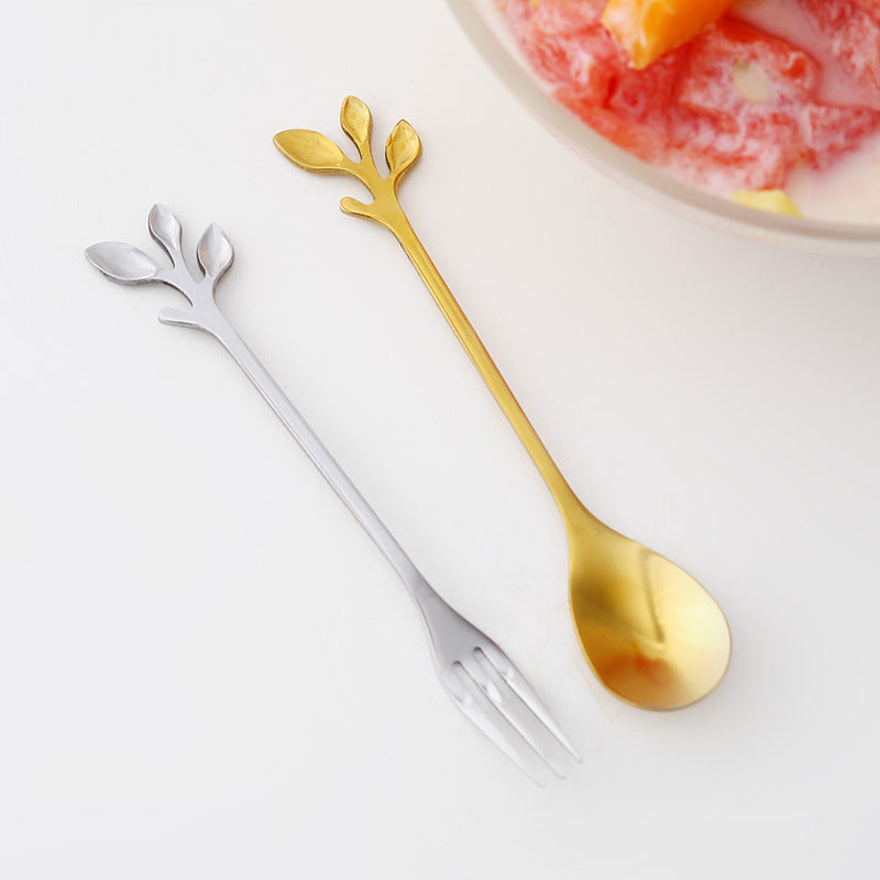 Set posate foglia nordico