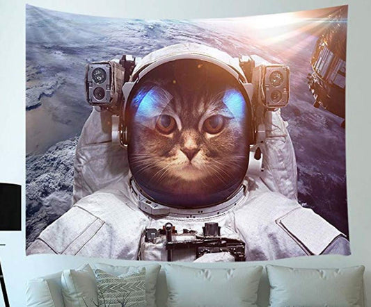 Arazzo Gatto astronauta