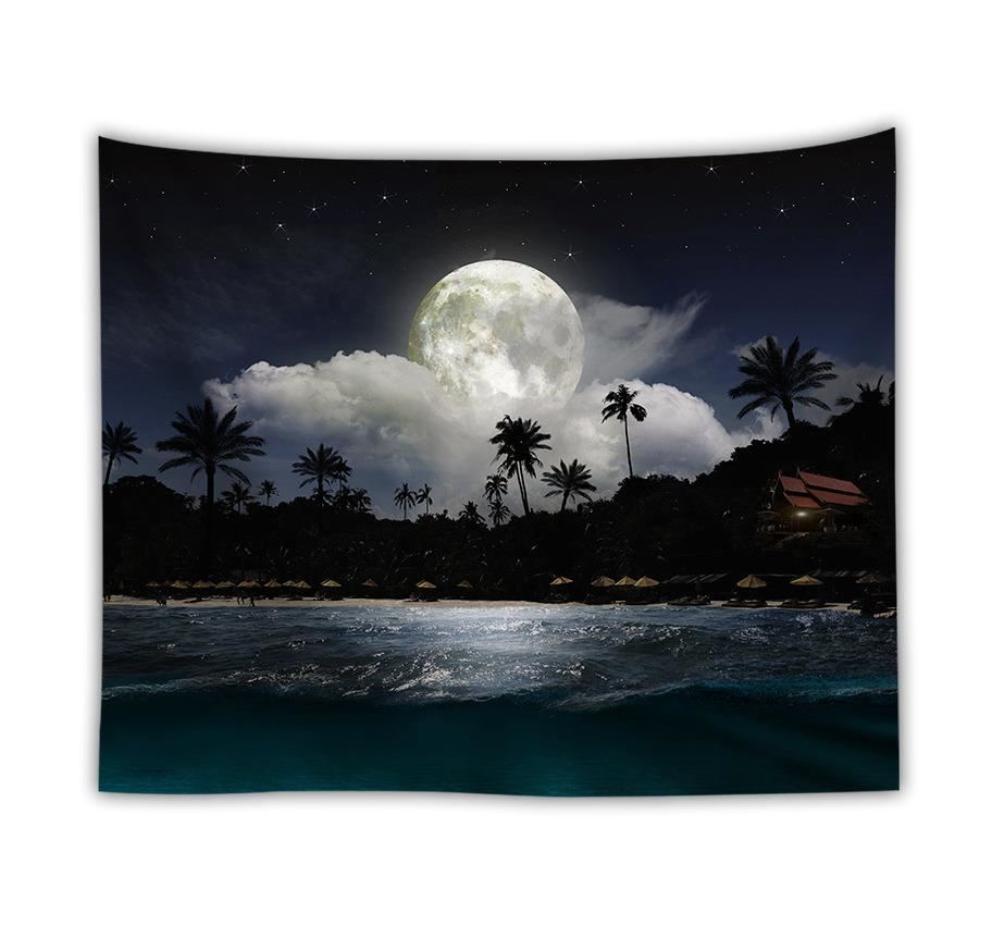 Tappeto luna oceano