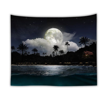 Tappeto luna oceano