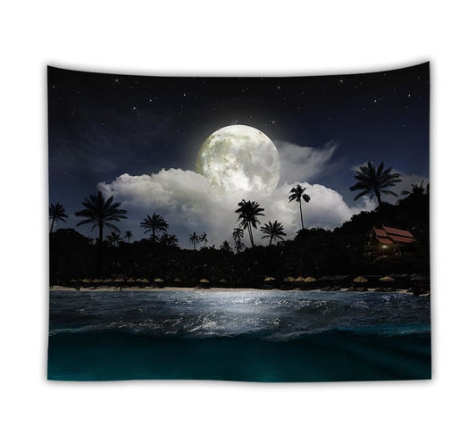 Tappeto luna oceano
