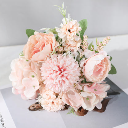 Bouquet rose artificiali