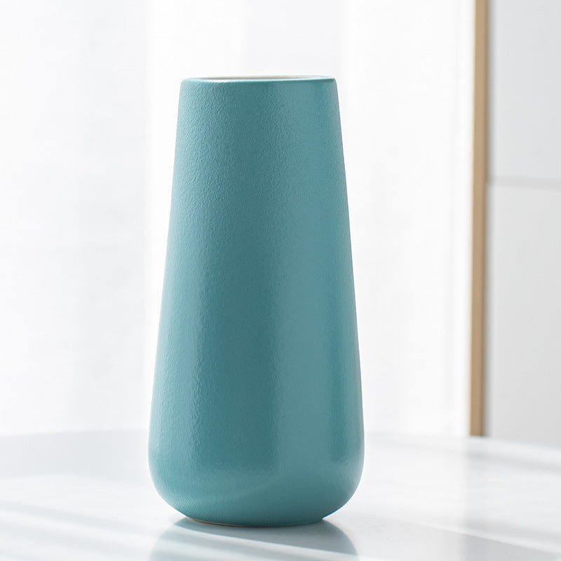 Vaso rosso forma a campana liscio
