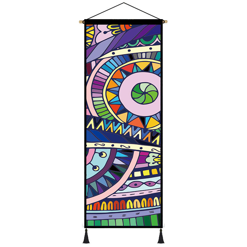 Quadro su tela Mandala indiani colorati