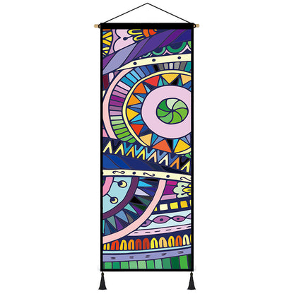Quadro su tela Mandala indiani colorati