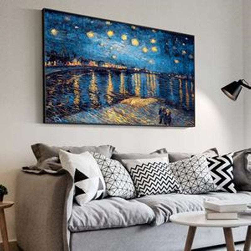 Quadro tela notte stellata