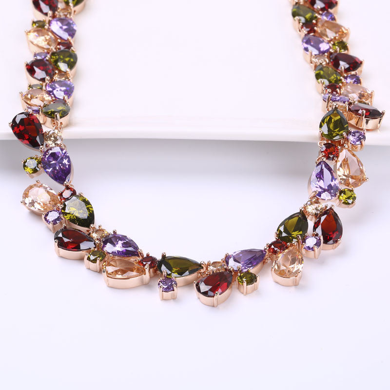 Collana Zirconi Arcobaleno
