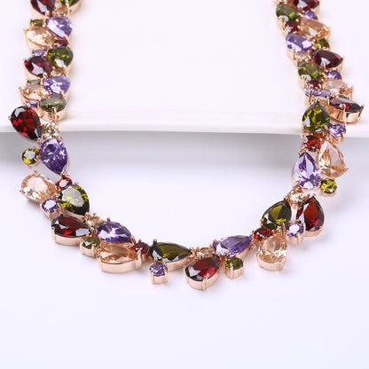 Collana Zirconi Arcobaleno
