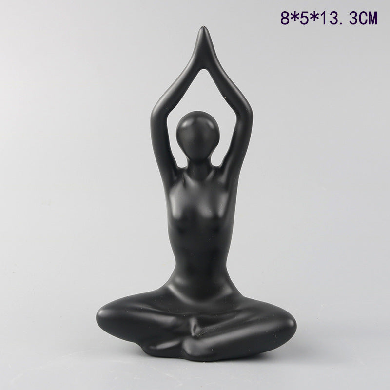 Scultura ragazza yoga