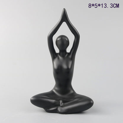 Scultura ragazza yoga